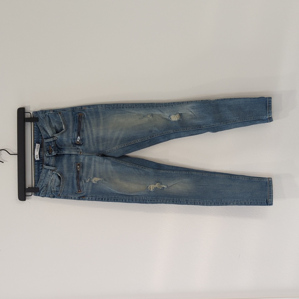 Zara skinny moto jeans